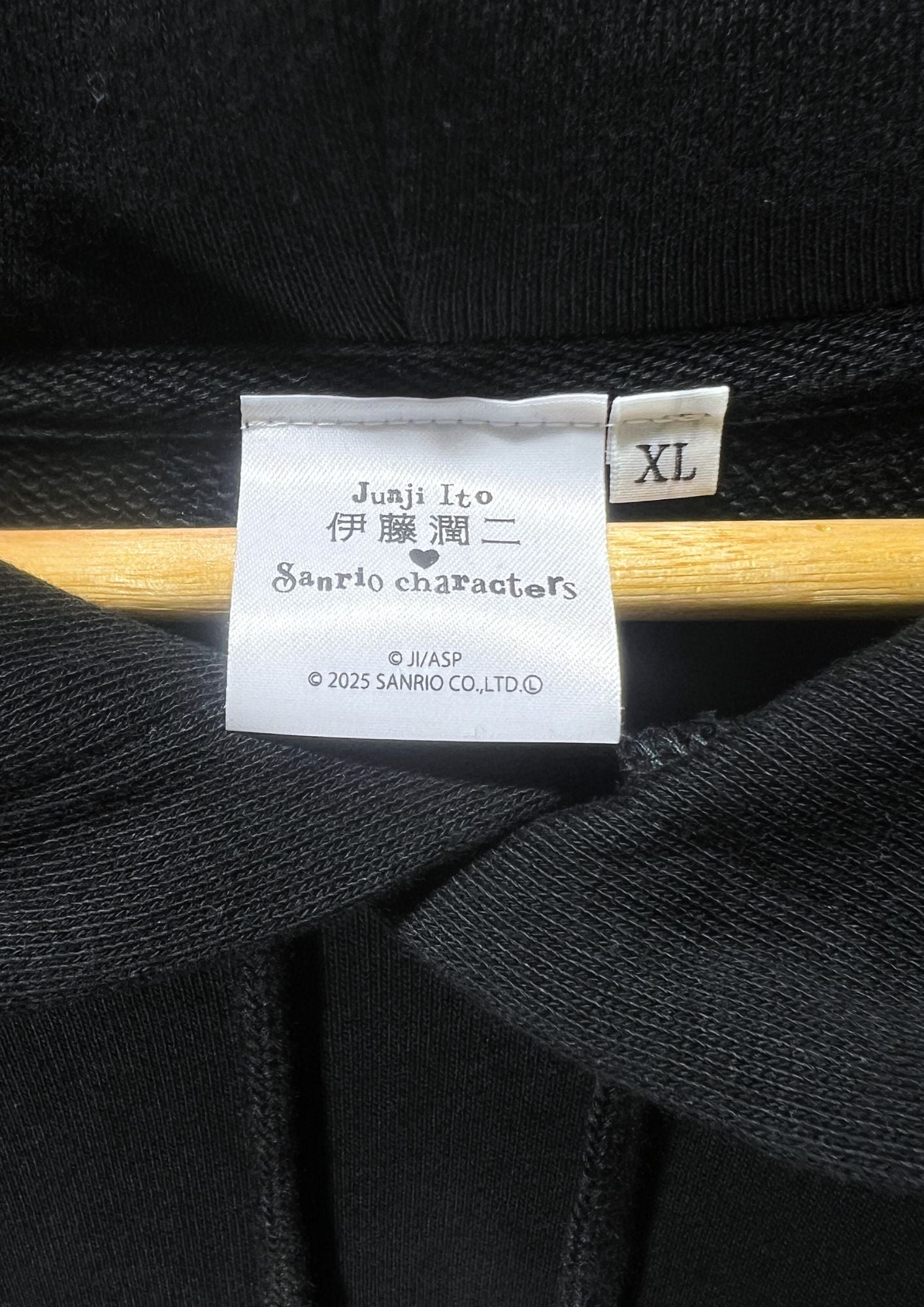 2024 Junji Ito x Sanrio Characters 'Tomie & Hello Kitty' Limited Collaboration Hoodie (XL)