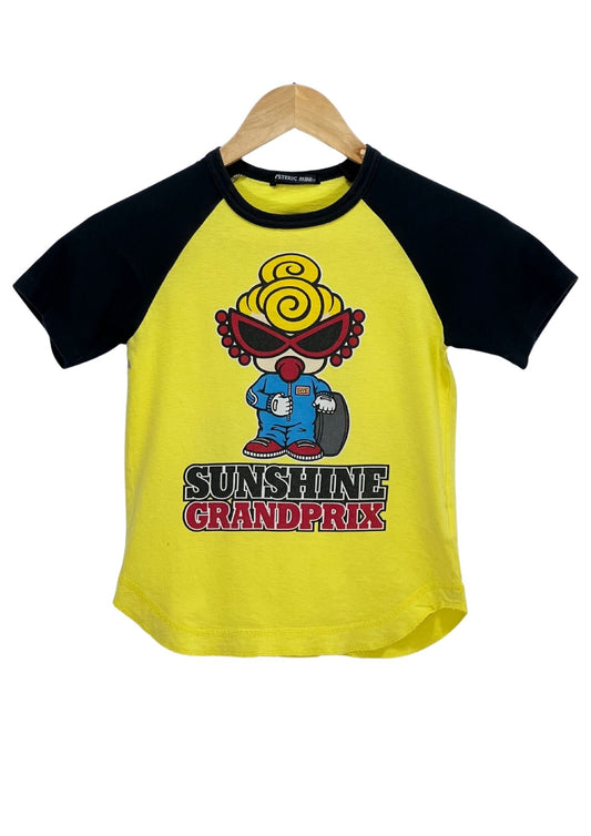 Y2K HYSTERIC MINI by HYSTERIC GLAMOUR 'Sunshine Grandprix' Baby Tee (Ladies S)