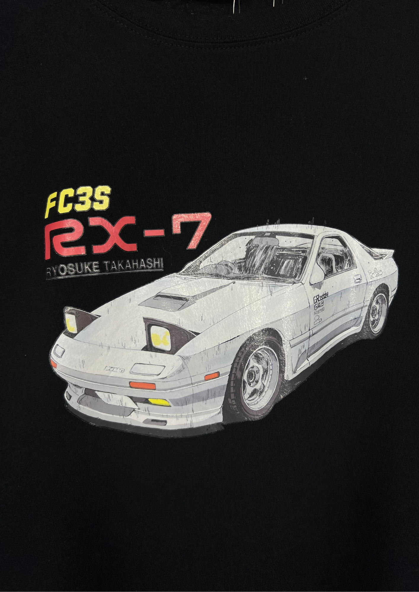 Initial D x AVAIL FC3S RX-7 T-shirt