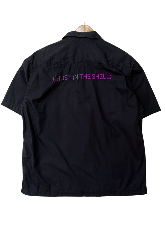 2020 Ghost in the Shell SAC_2045 x GU Embroidered Button Up Shirts