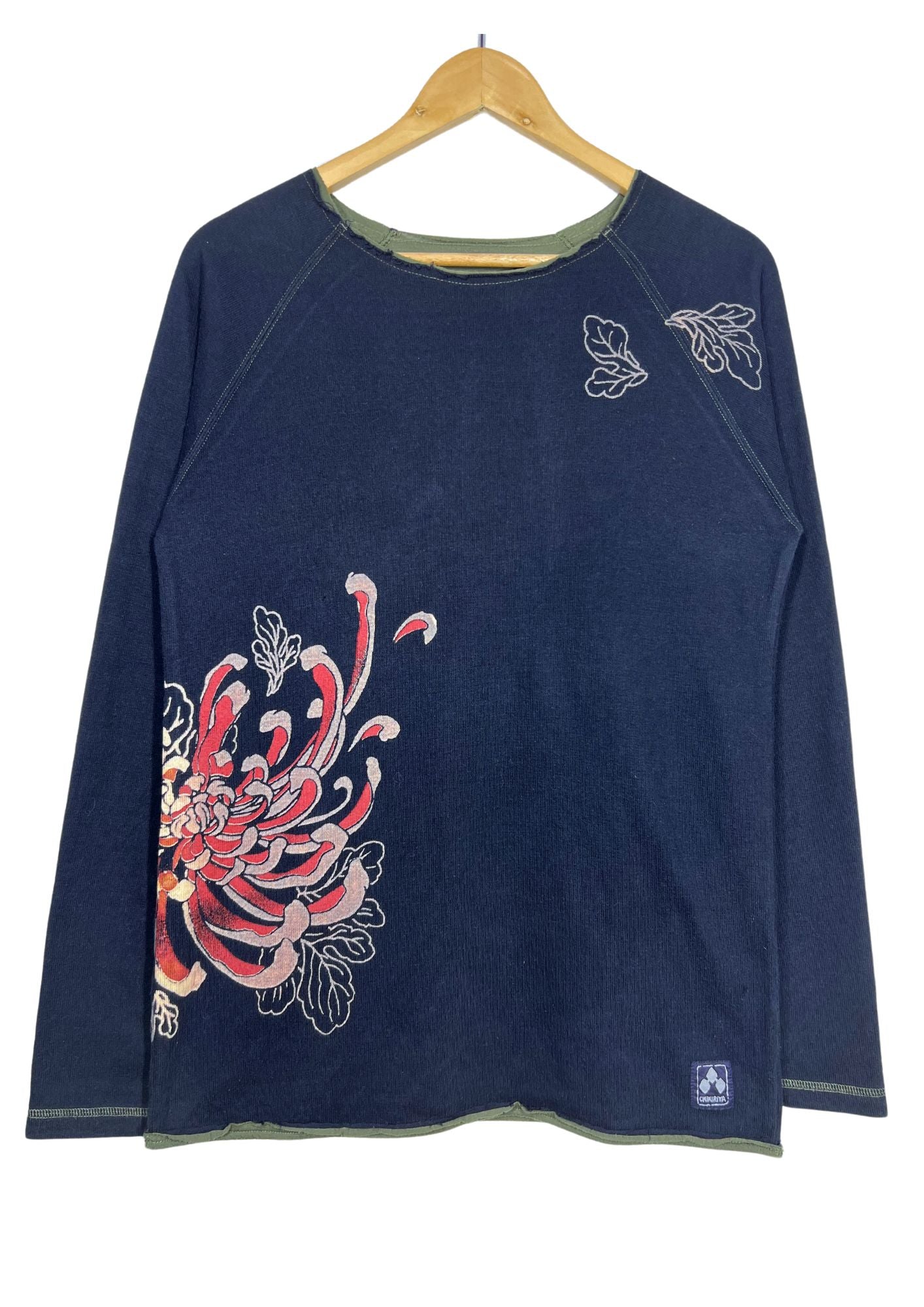 CHIKIRIYA 'Tree Peony' L/S Double Layer Raglan Shirts