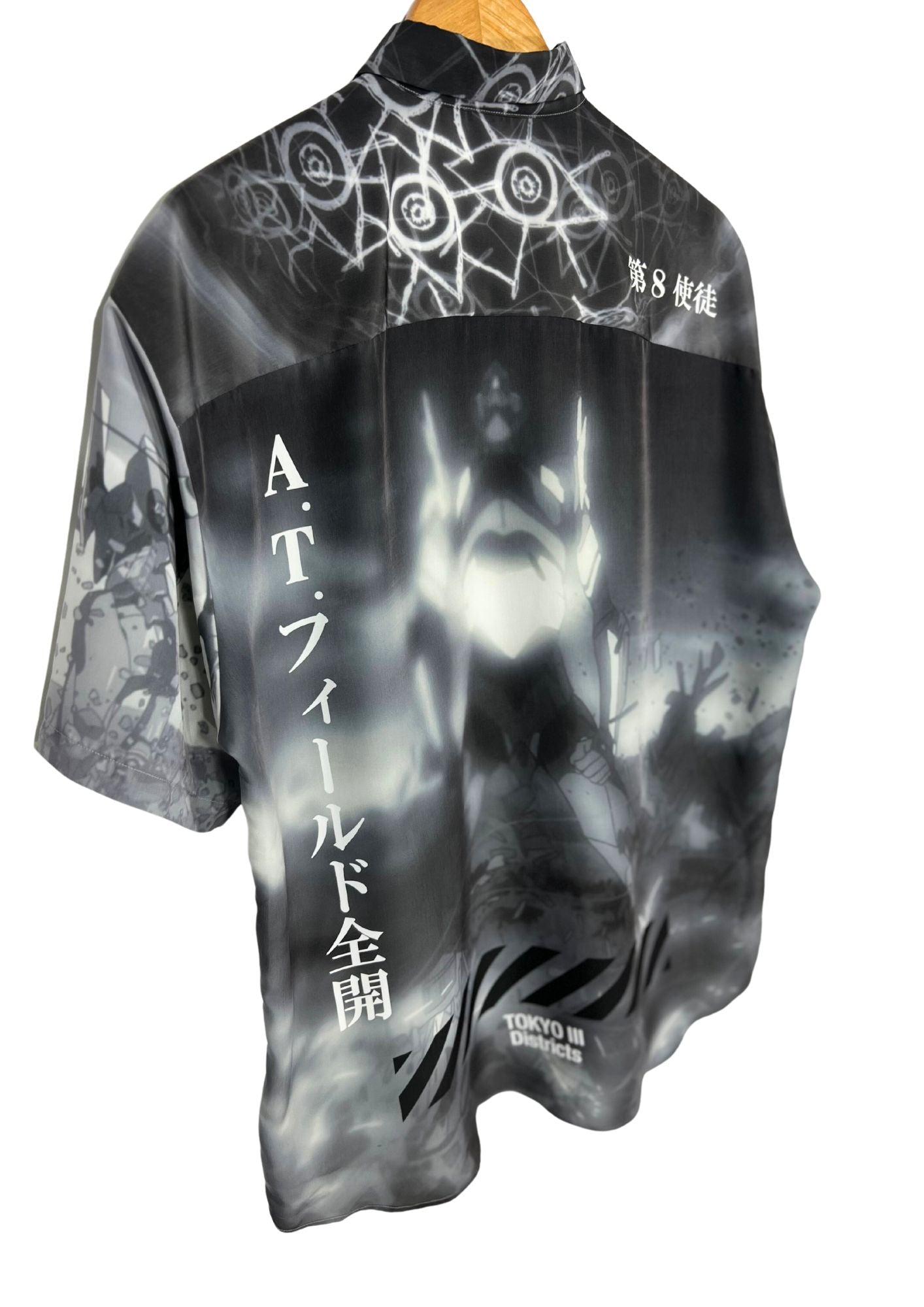 2020 Neon Genesis Evangelion x tk Takeo Kikuchi AT Field Max Button-Up S/S Shirts