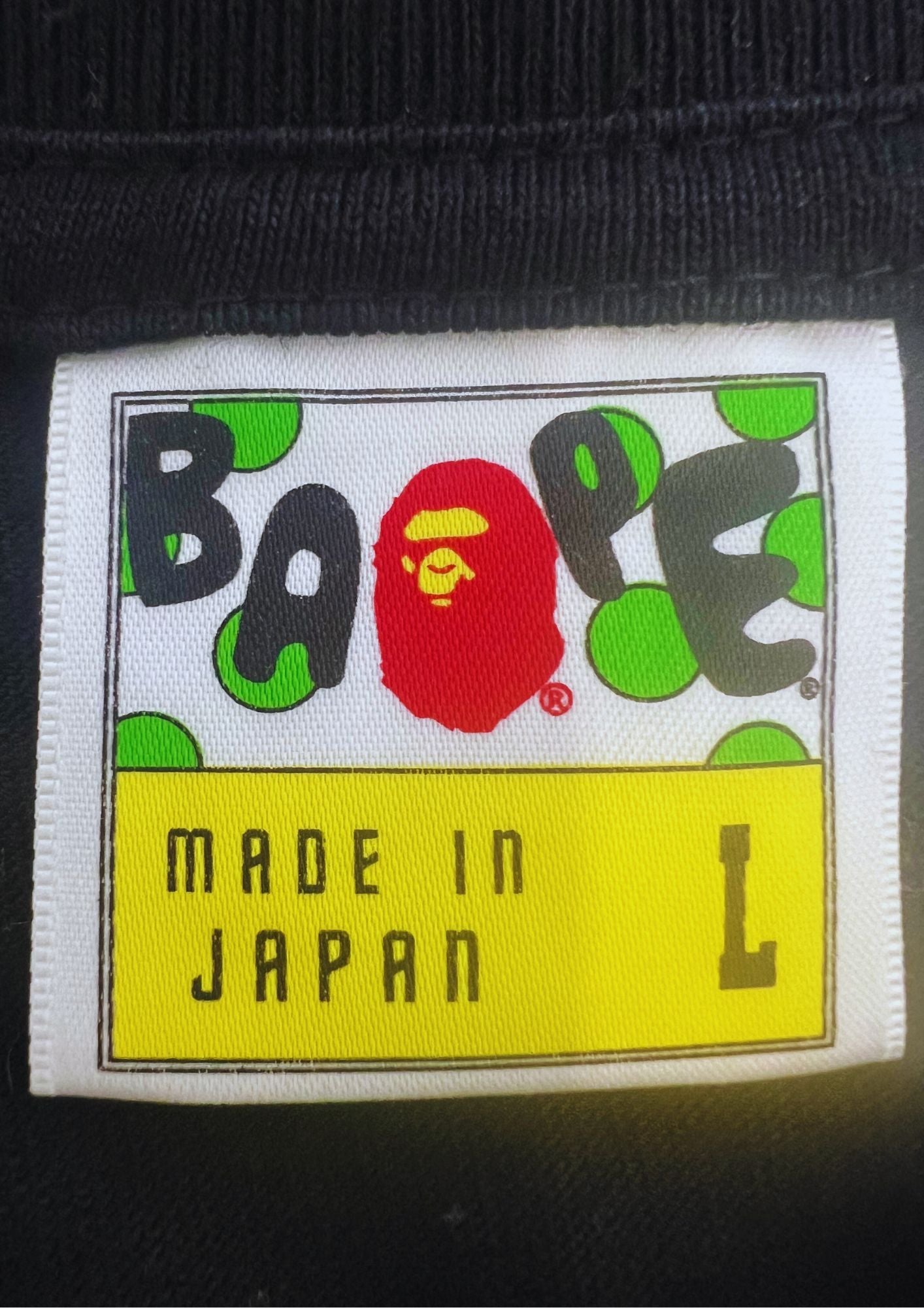 2012 A Bathing Ape x One Piece Zoro Pirate Flag Logo Camo T-shirt