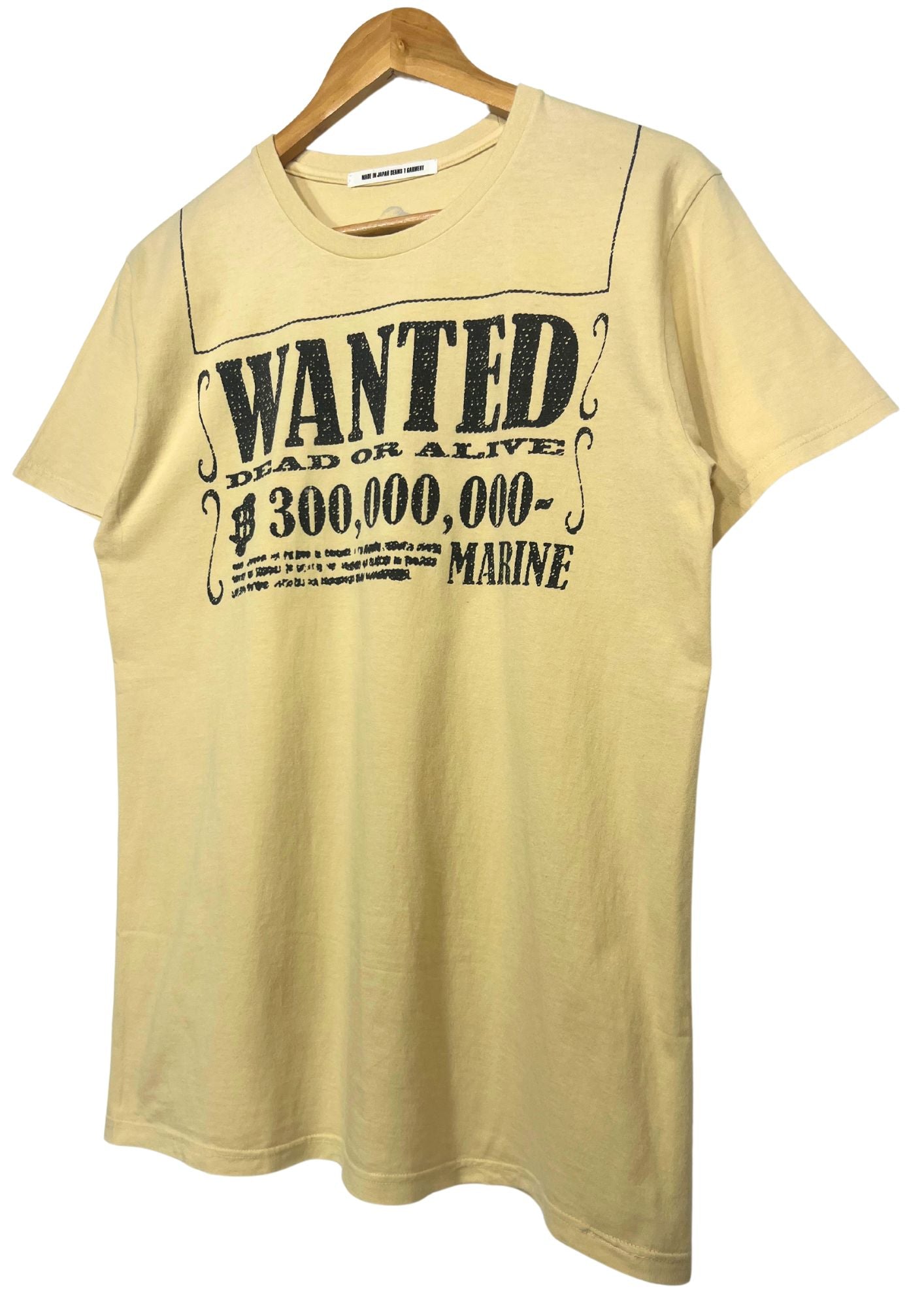 2009 One Piece x BEAMS Wanted T-shirt