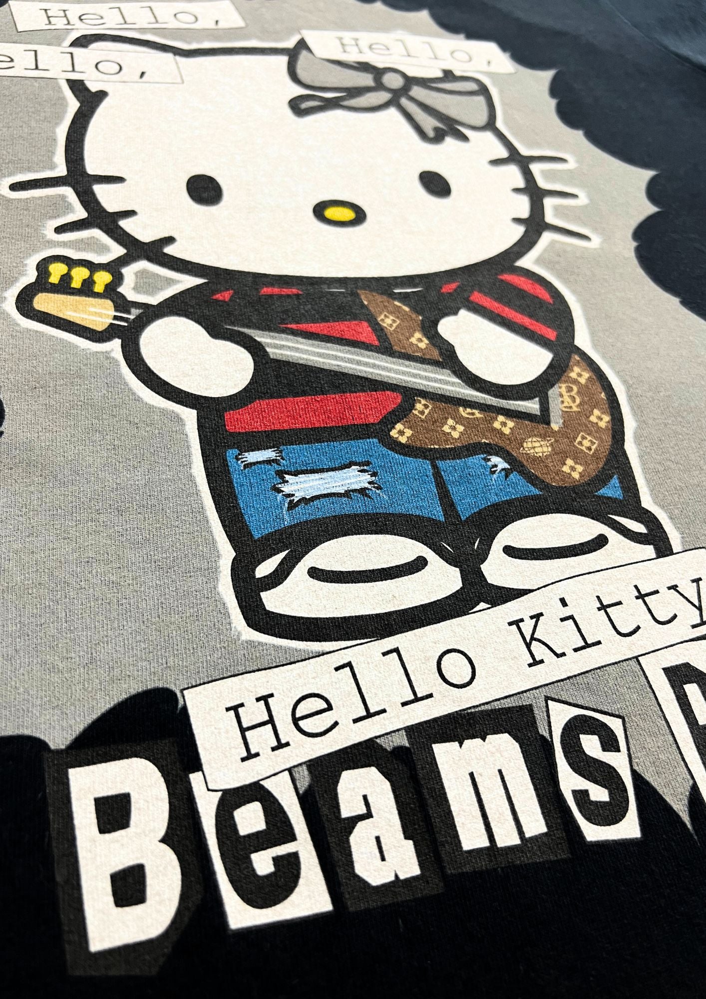 00s Hello Kitty x BEAMS 'Hello Kitty Beams Boy'' T-shirt