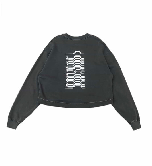 FORMULA-7 GREY DETECT 990 CREWNECK (L) Custom 1/1