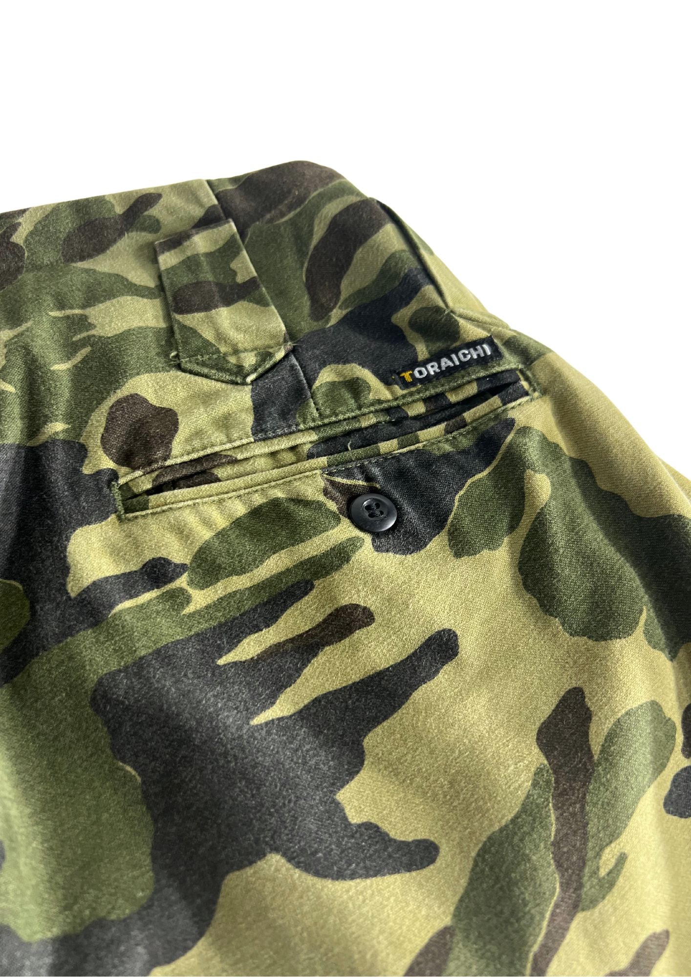 2010s TORAICHI Japanese Tobishozoku Camo Baggy Pants (32")