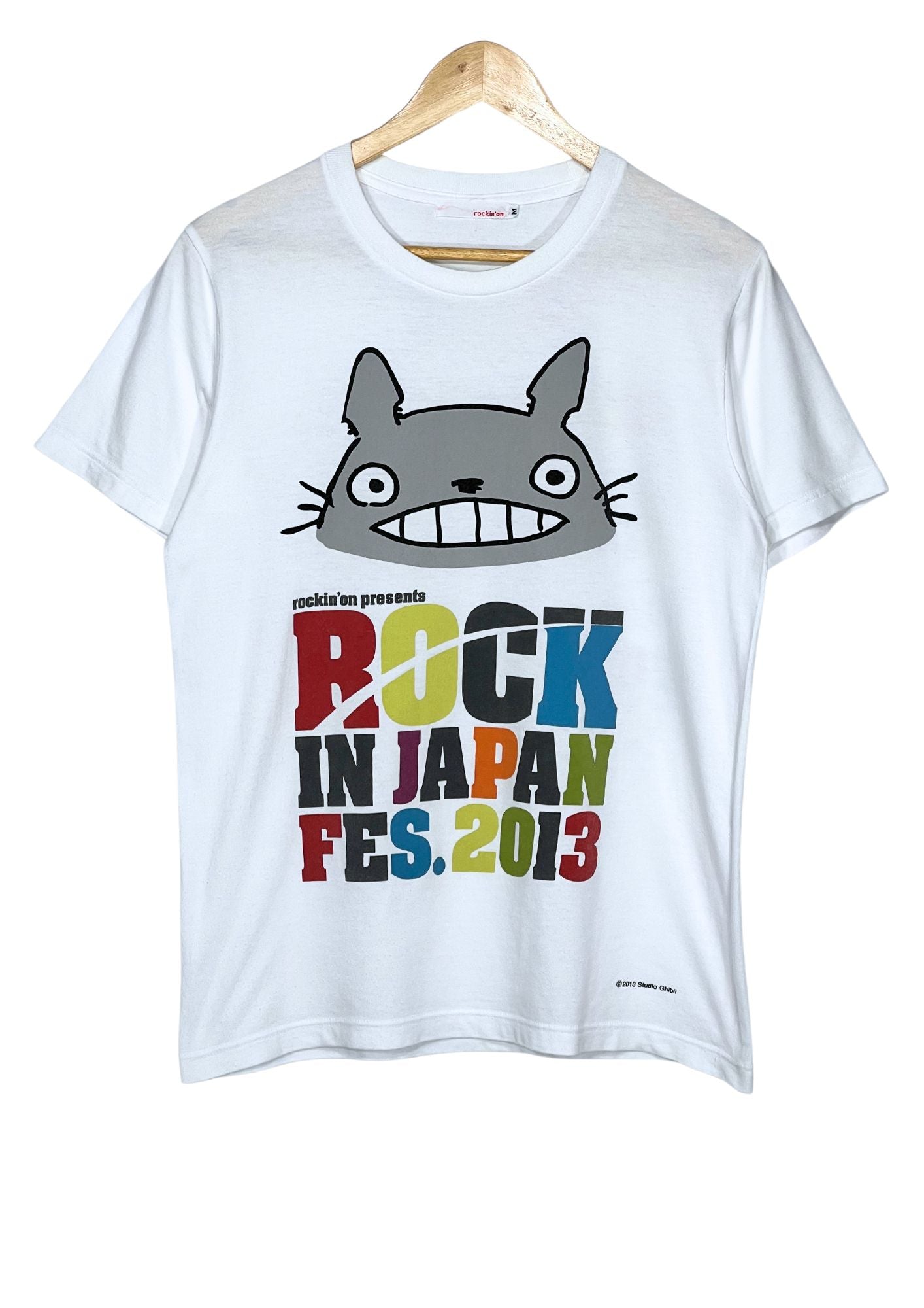 2013 Studio Ghibli Totoro x Rockin'on Rock in Japan Fes. Totoro T-shirt