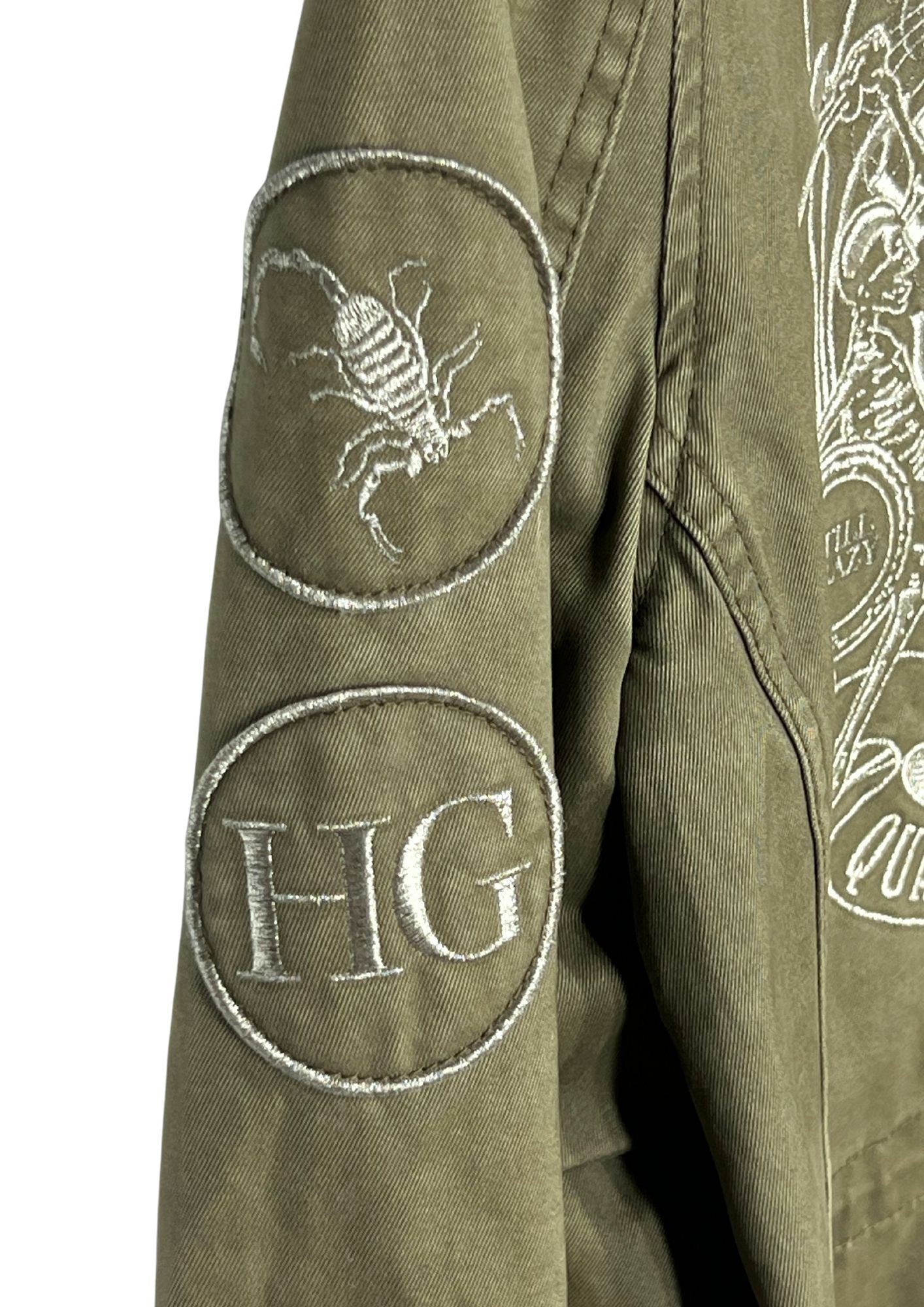 2000s HYSTERIC GLAMOUR Embroidered Military Jacket