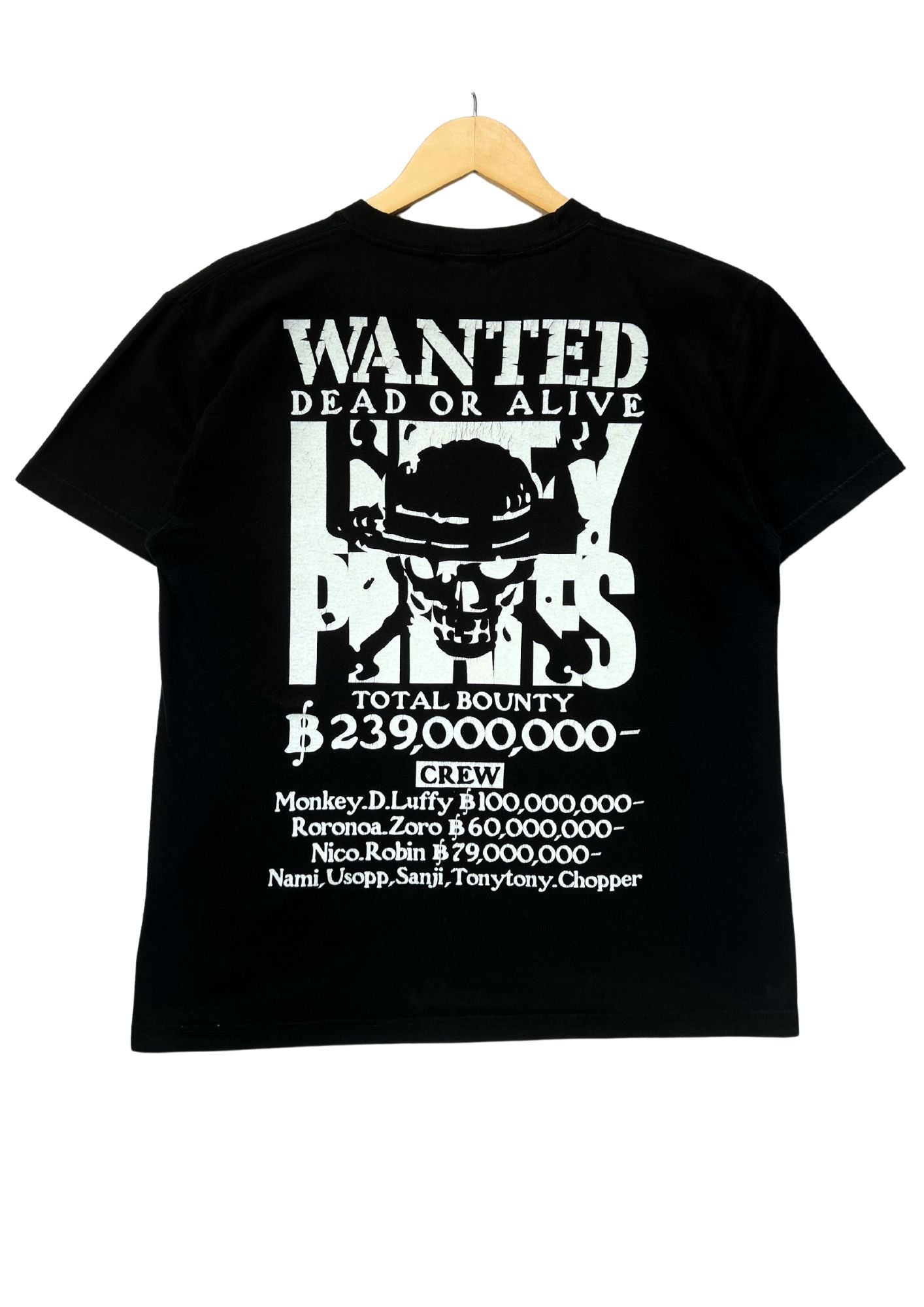 2010s One Piece x Shueisha 'Wanted' T-shirt (L-M)