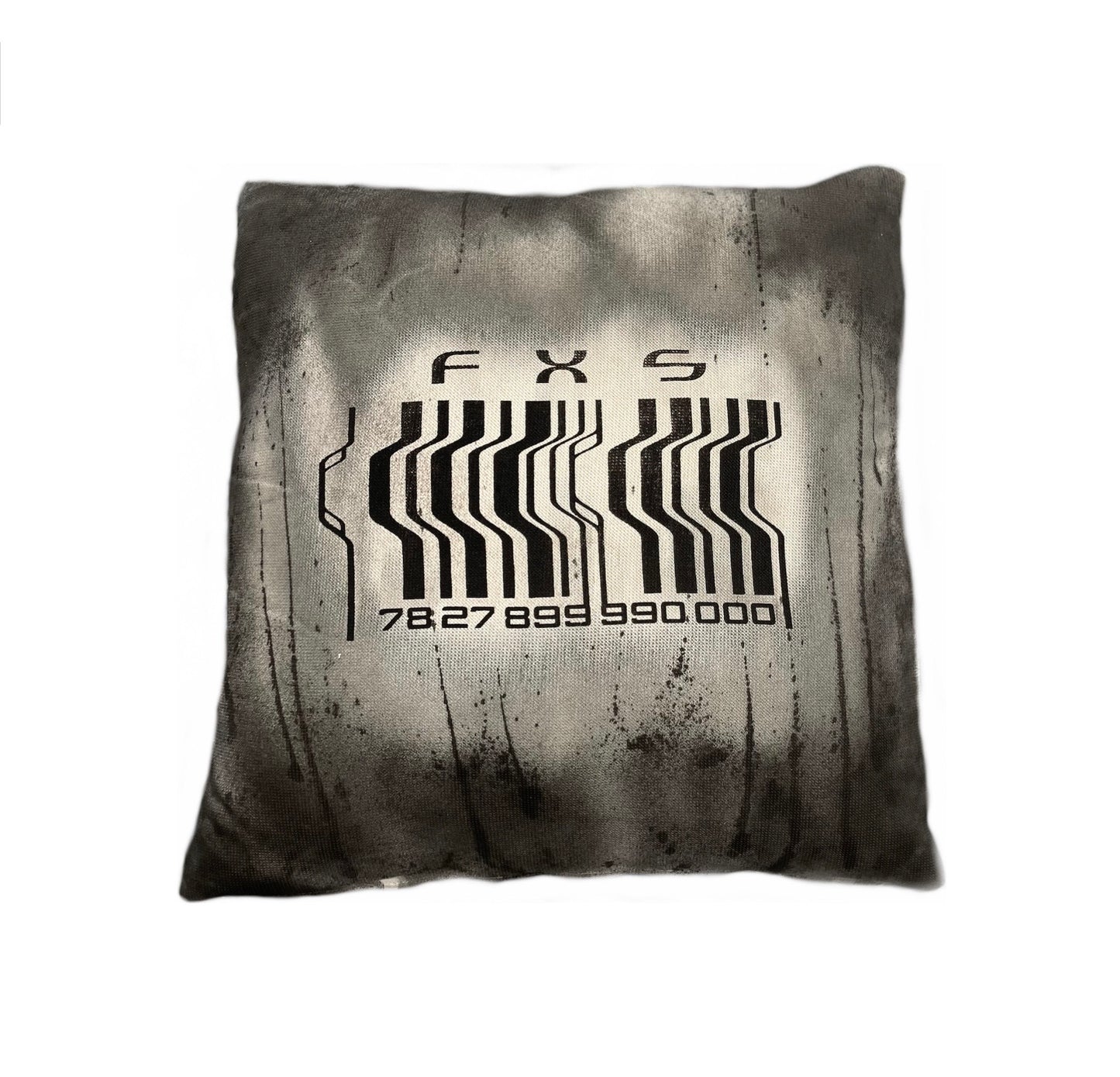 FORMULA-7 MOON BASE FXS WARPED BARCODE CUSHION