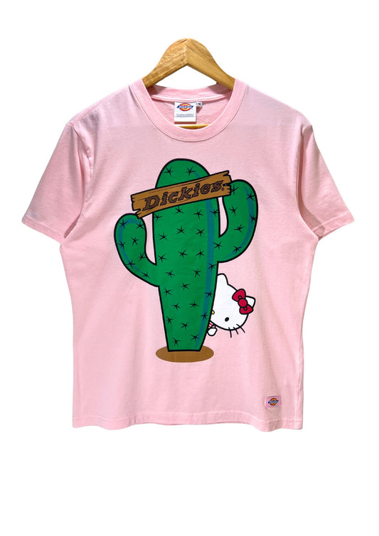 2017 Sanrio Hello Kitty x Dickies 'Hello Kitty with Cactus' T-shirt (M Oversize)