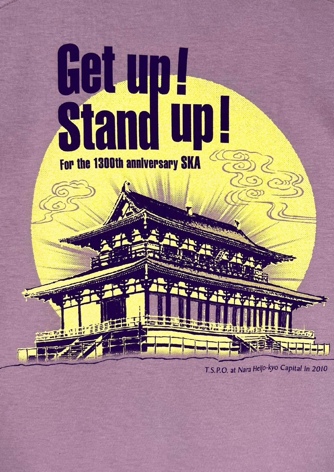 2010 TOKYO SKA PARADISE ORCHESTRA 'Get Up! Stand Up!' Japanese Band T-shirt