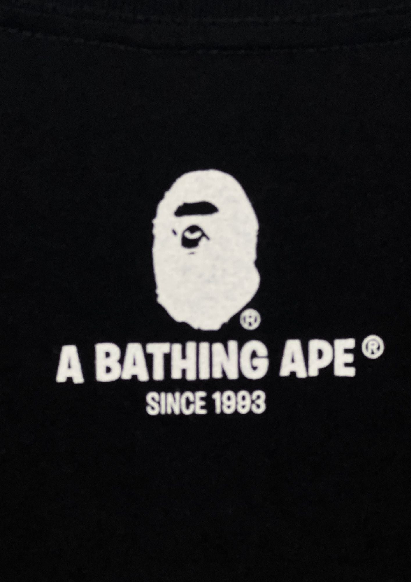 2012 A Bathing Ape x One Piece Luffy Gum Gum Gatling T-shirt