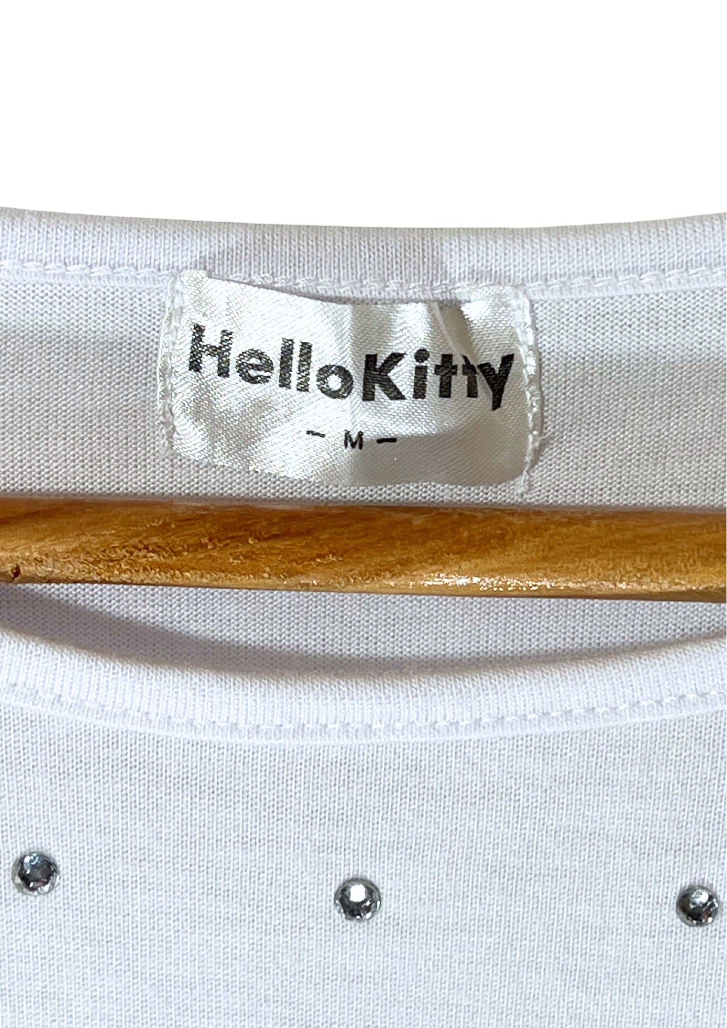 2013 Sanrio Hello Kitty 'Hello Kitty Rhinestone’ Boxy T-shirt (Ladies M)