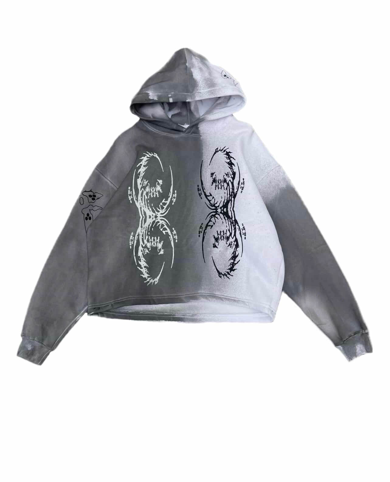 FORMULA-7 ULTRA EMBRYO HALF TONE HOODIE (M Cropped) Custom 1/1