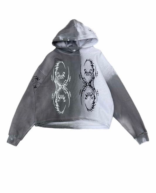 FORMULA-7 ULTRA EMBRYO HALF TONE HOODIE (M Cropped) Custom 1/1