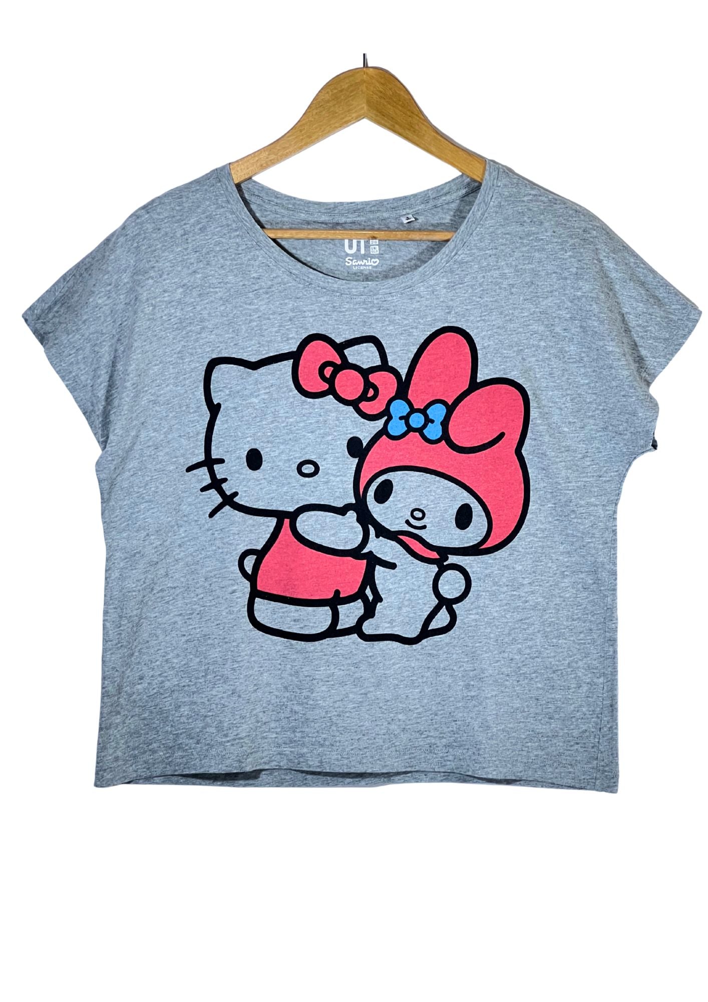 2014 Sanrio Hello Kitty x UT 'Hello Kitty & My Melody' Oversize Boxy T-shirt (Ladies M)