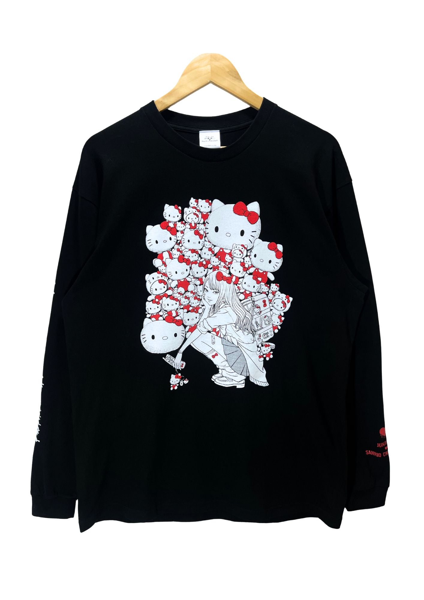 2024 Junji Ito x Sanrio Hello Kitty 'Tomie & Hello Kitty' L/S Shirts (XL)