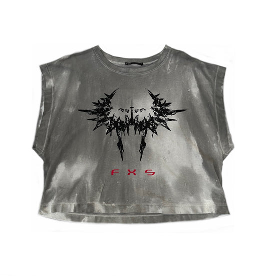 FORMULA-7 METAL HALO CROPPED SINGLET (Unisex L) Custom 1/1