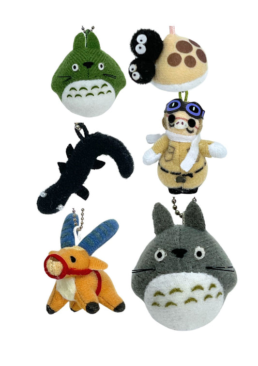 Studio Ghibli Character Felt Ballchain